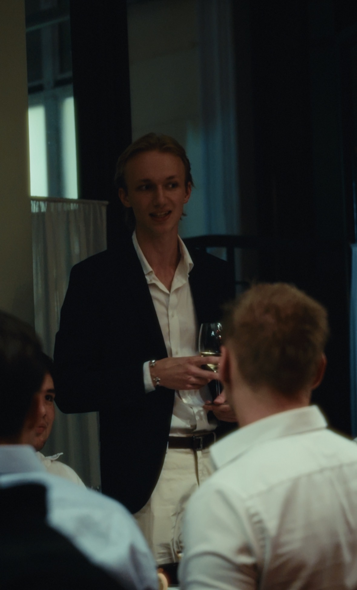 A member speaking at a private gathering